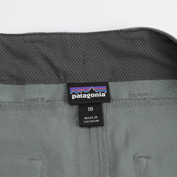 Patagonia Happy Hike Shorts Hemlock Olive Green - Size 10 - Picture 5 of 8